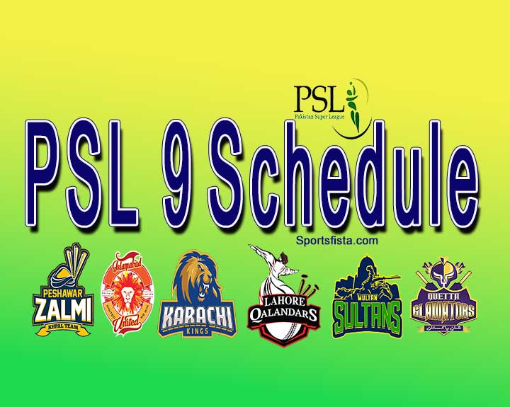 Confirmed PSL 9 Schedule & Venues – PSL 2024 Fixture, Venues, and Timetable